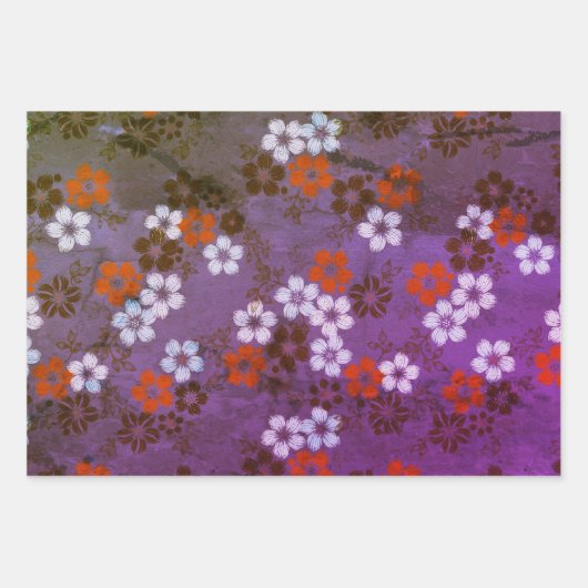 Evening Blossom Inpakpapier Vel (Voorkant 3)