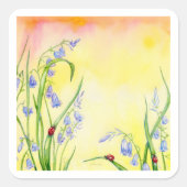 "Evening Bluebells" Sticker (Voorkant)
