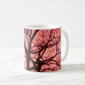 Evening Blush Tree Silhouette Koffiemok (Voorkant rechts)