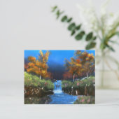 Evening Brook Briefkaart (Staand voorkant)