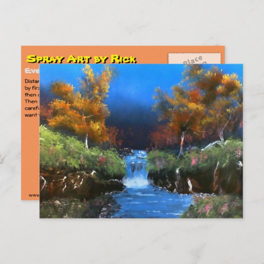 Evening Brook Briefkaart (Voorkant / Achterkant)