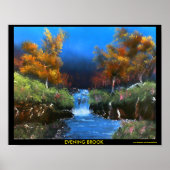 Evening Brook Poster (Voorkant)