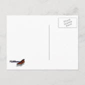 Evening Cherry Blossom I Spring Floral Briefkaart (Achterkant)