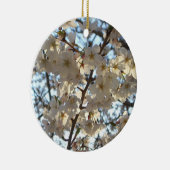 Evening Cherry Blossom I Spring Floral Keramisch Ornament (Rechts)