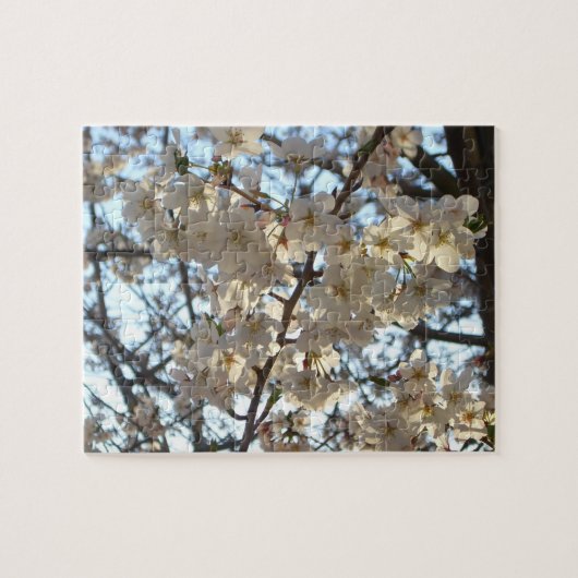Evening Cherry Blossom I Spring Floral Legpuzzel (Horizontaal)