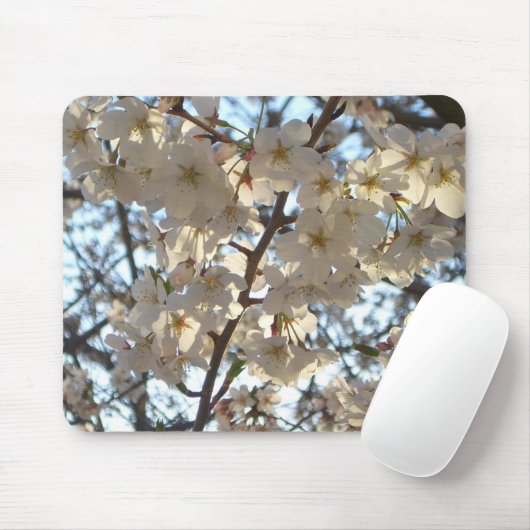 Evening Cherry Blossom I Spring Floral Muismat (Met muis)