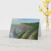 Evening Cliffs beroemd gemaakt door Kaiya Wells -  Kaart (Gele Bloem)