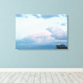 Evening Clouds Canvas Afdruk (Insitu (Houten vloer))