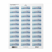 Evening Clouds Etiket (Full Sheet)