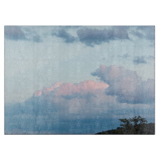 Evening Clouds Snijplank (Voorkant)