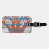 Evening Dog Walk Dread beroemd gemaakt door I Hate Bagagelabel (Voorkant horizontaal)