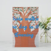 Evening Dog Walk Dread beroemd gemaakt door I Hate Briefpapier (Staand voorkant)