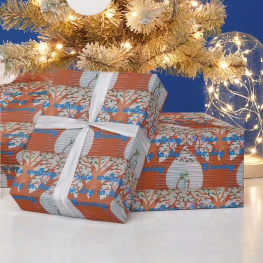 Evening Dog Walk Dread beroemd gemaakt door I Hate Cadeaupapier (Feestdagen)