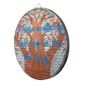 Evening Dog Walk Dread beroemd gemaakt door I Hate Dartbord (Voorkant Rechts)