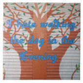 Evening Dog Walk Dread beroemd gemaakt door I Hate Tegeltje (Voorkant)