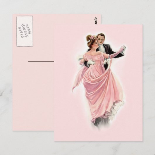 Evening Elegance Briefkaart (Voorkant / Achterkant)