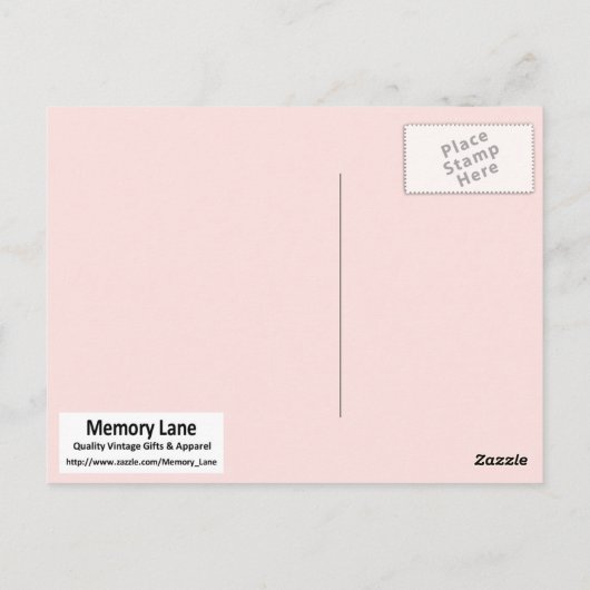 Evening Elegance Briefkaart (Achterkant)