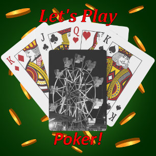 Evening Ferris Wheel Ride bij de provinciale beurs Pokerkaarten