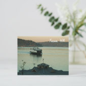 Evening Ferry Briefkaart (Staand voorkant)
