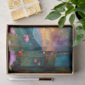 Evening Floral and Landscape Lunar Glow Tissuepapier (Geschenk)