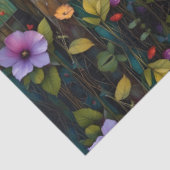 Evening Floral and Landscape Lunar Glow Tissuepapier (Detail)