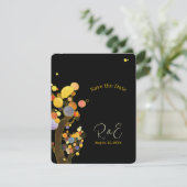 Evening Garden Trees Wedding Save The Date (Staand voorkant)
