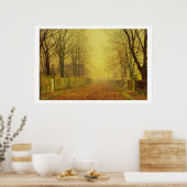 Evening Glow, c.1884 (olie op canvas) Poster (Keuken)