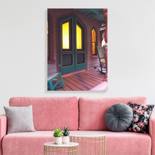Evening Glow - Martha's Vineyard Canvas Print (Insitu (Woonkamer))