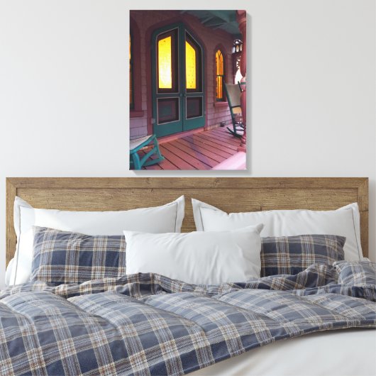 Evening Glow - Martha's Vineyard Canvas Print (Insitu (Slaapkamer))