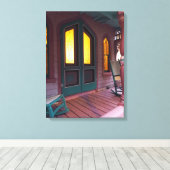 Evening Glow - Martha's Vineyard Canvas Print (Insitu (Houten vloer))