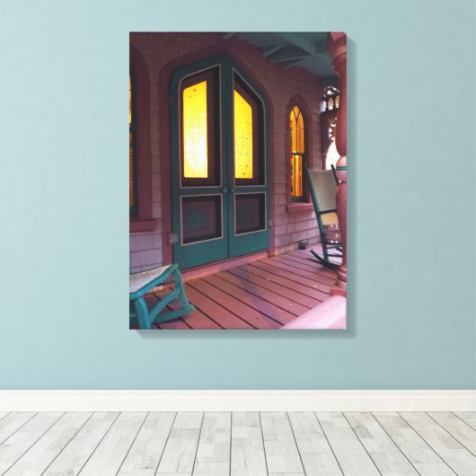 Evening Glow - Martha's Vineyard Canvas Print (Insitu (Houten vloer))