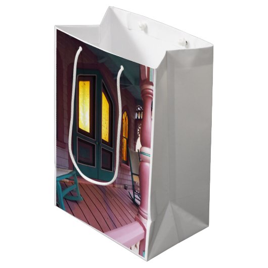 Evening Glow - Martha's Vineyard Medium Gift Bag Medium Cadeauzakje (Voorkant Gekanteld)