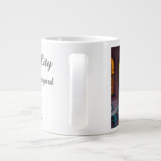 Evening Glow - Martha's wijntuin Grote Koffiekop (Achterkant)