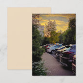 Evening Glow Urban Invitation –  Kaart (Voorkant / Achterkant)