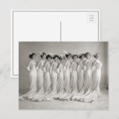 Evening Gowns 1910 Briefkaart (Voorkant / Achterkant)