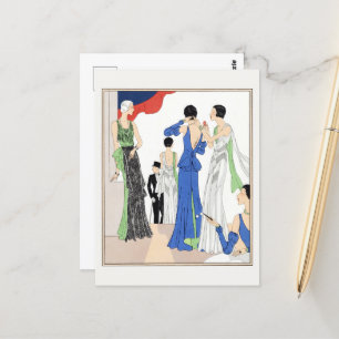 Evening gowns (1932) door Paquin Briefkaart