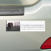 Evening Grazing Bumpersticker (Op auto)