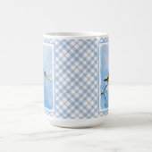 Evening Grosbeak schilderen - Kute Original Dog Ar Koffiemok (Center)