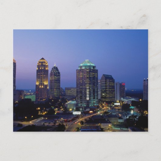 Evening herfsten over Atlanta, Georgia, VS Briefkaart (Voorkant)