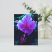 Evening Hibiscus Briefkaart (Staand voorkant)