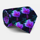 Evening Hibiscus Stropdas (Opgerold)