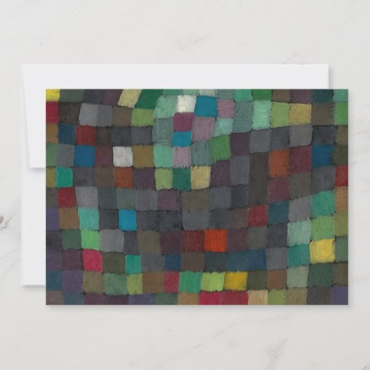 Evening in N by Paul Klee Bedankkaart (Voorkant)