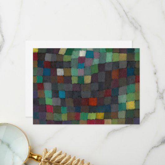 Evening in N by Paul Klee Bedankkaart (Voorkant / Achterkant in situ)