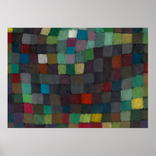 Evening in N by Paul Klee Poster