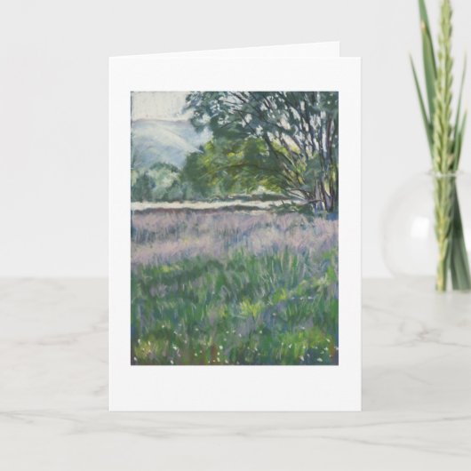 'Evening in the Meadows' Fine Art Wenskaart Kaart (Voorkant)