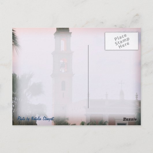 Evening Jaffa, Israël Briefkaart (Achterkant)