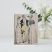 Evening jurken ter illustratie briefkaart (Staand voorkant)