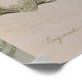 Evening jurken ter illustratie poster (Hoek)