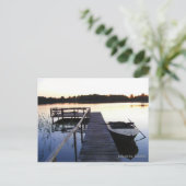 Evening Lake Briefkaart (Staand voorkant)
