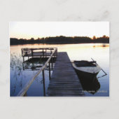 Evening Lake Briefkaart (Voorkant)